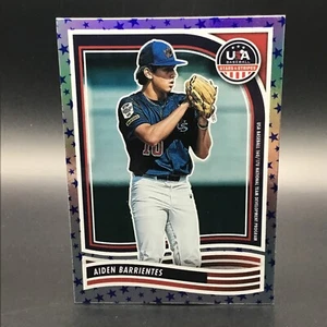 AIDEN BARRIENTES 2024 USA Stars & Stripes BLUE HOLO NTDP - Bild 1 von 2