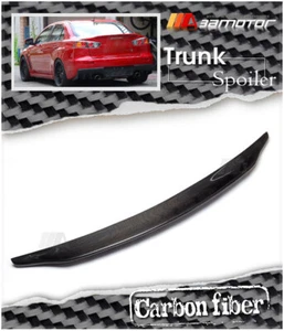 Ductbill Type Carbon Fiber Trunk Spoiler fits Mitsubishi Lancer EVOLUTION EVO 10 - Picture 1 of 1