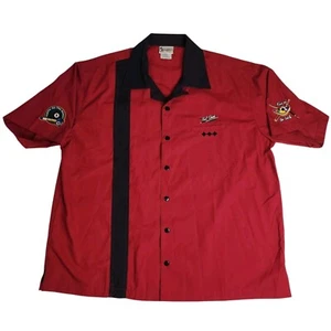 Walt Disney World Pool Hai bestickt Knopfleiste Hemd Herren XL - Bild 1 von 9