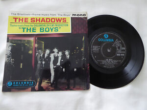 The Shadows - The Boys UK 1962 7" 4-track EP Columbia Film Soundtrack Ex/Ex!