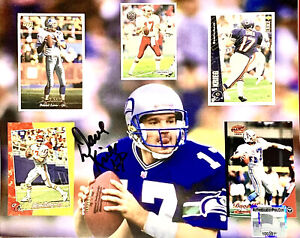 DAVE KRIEG AUTOGRAPHED SIGNED NFL CAREER COLLAGE 8X10 PHOTO wCOA