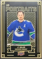 2022-23 Upper Deck UD - Series 1 - UD Portraits - #P-18 J.T. Miller
