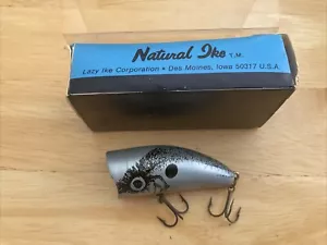 LAZY IKE - Natural Ike / Chug Ike / #2 SHAD w Box - DesMoines, IA - Fishing Lure - Picture 1 of 5