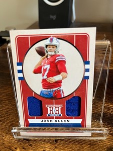2019 Panini Chronicles Josh Allen Hometown Heroes. Double patch 