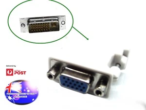 From OZ Quality 1PC DVI-I Male to VGA Female TV Monitor Adaptor Plug + FREE POST - Picture 1 of 5