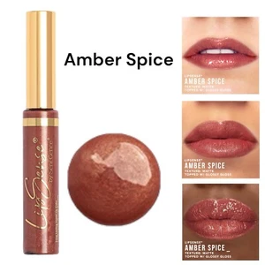 SeneGence LipSense AMBER SPICE Bronze Mauve Shimmer Waterproof RRP $37 - Foto 1 di 7