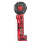 Record Town Double Sided Metal Sign W/ LED Lights, Decor For Home, Bar, Man Cave