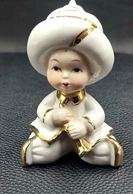 Collectible Statuetta figurina vintage in porcellana napoletana Capodimonte Foto 1 de 4