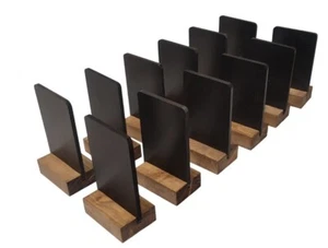 A7 X 24 TABLE TOP CHALKBOARD BLACKBOARD + 8 WHITE LIQUID CHALK PENS - Picture 1 of 10