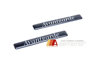 x2 Avantgarde Look A Emblem Letter Badge Decal Side Fender Boot fit for Mercedes - Picture 1 of 1