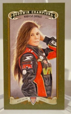 2012 Goodwin Champions MARYEVE DUFAULT #98 MINI Green Lady Luck Back - Image 1 of 2