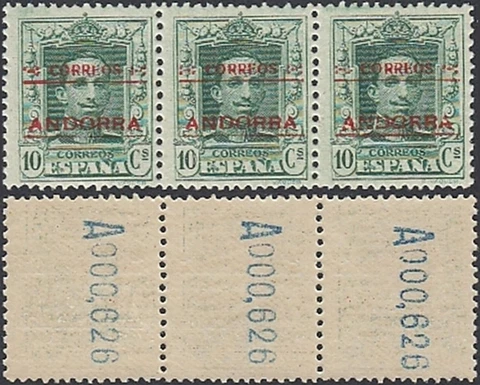 Andorra 1928- Spanish Andorra- MNH stamps. Yv.Nr.: 3. Mi Nr.: 3. (EB) AR50-00131 Cover