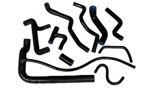 Silicone radiator heater hose fit VW CORRADO G60 SUPERCHARGED BLK - Picture 1 of 3