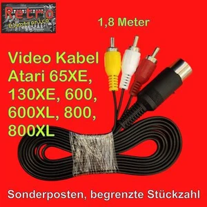 Cable de video para monitor de TV Atari 65XE 130XE 600 800 XL DIN 3x RCA lowcost - Imagen 1 de 6