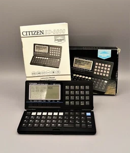 Agenda electrónica Citizen ED-3800 vintage, antigua. Como nueva!!! - Imagen 1 de 9