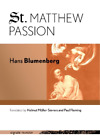 Hans Blumenberg St. Matthew Passion (Hardback)