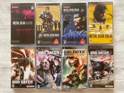 SONY PSP  Metal Gear Solid & God Eater & Burst & God Eater 2 set from Japan - Image 1 of 4