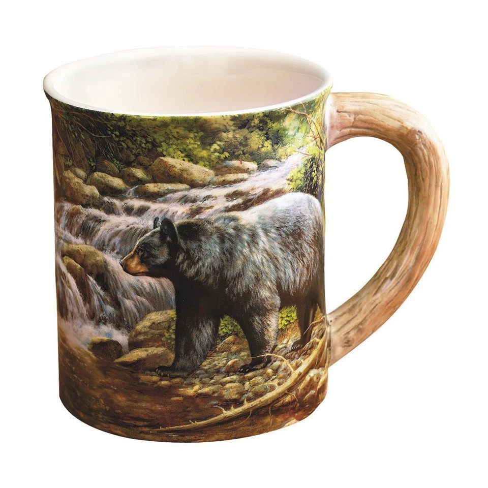 WILD WINGS SCULPTED MUG SHADOW OF THE FOREST BEAR - Image 1 of 1