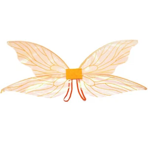 Sparkling Butterfly Wings Asymmetrical Elf Fairy Wings with Shoulder Straps New - Picture 1 of 15