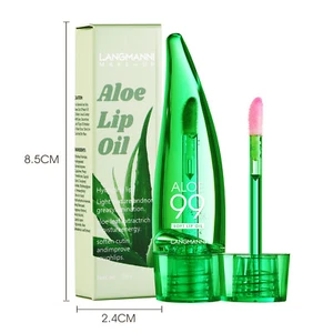 1PC/2PCS Aloe Vera Lip Oil Colour Changing Soothing Lip Oil Mosturising Lipstick - Picture 1 of 12