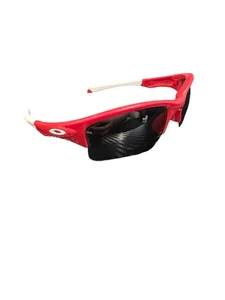 Oakley Quarter Jacket O09200-08 Redline Frame Black Iridium Lenses Youth - Picture 1 of 5