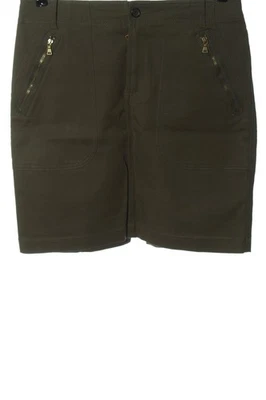 CLUB MONACO Minirock Damen Rock Gr. DE 36 khaki Casual-Look - Bild 1 von 4