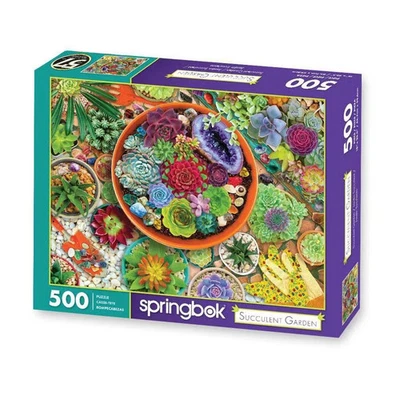 Allied Products,  Succulent Garden 500 Piece Puzzle - Image 1 of 4