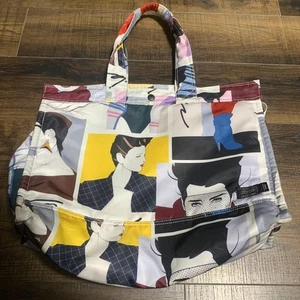 PORTER × JOYRICH Art Print Tote Bag Patrick Nagel Style Multicolor Japan Rare - Picture 1 of 10