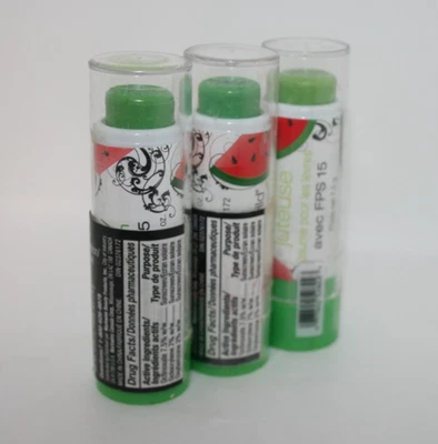 LOT OF 3       WET N' WILD JUICY LIP BALM 282C WATERMELON  *IMPERFECT READ* - Image 1 of 2