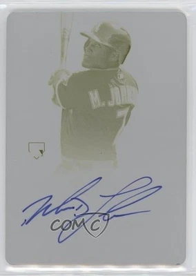 Placa de impresión Topps Supreme 2015 amarilla 1/1 Micah Johnson #SA-MJ novato automático radiocontrol Foto 1 de 2