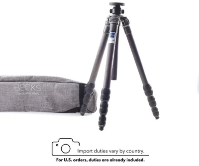 [N MINT] Gitzo G1228 MK2 Carbon Fiber Tripod Legs 61" Made in France From JAPAN - Image 1 of 4