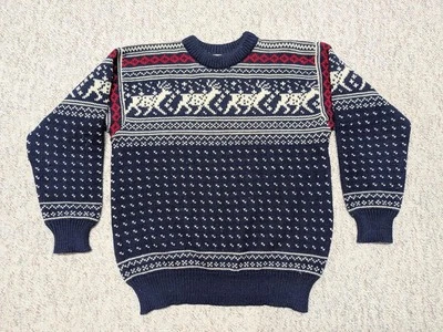Suéter de lana vintage DALE OF NORWAY M invierno esquí vacaciones renos Foto 1 de 4