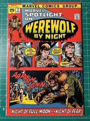 Marvel Spotlight on... Werewolf by Night #2 Marvel 1972 Origin & 1st appearance! - Image 1 of 4