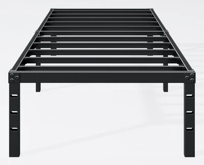 Hafenpo 18 Inch Twin Bed Frame - Sturdy Metal Platform Twin Size No Box Sprin...