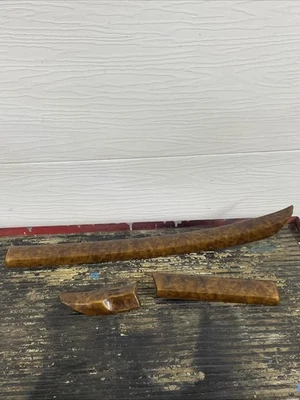 2008-2012 Honda Accord приборной панели деревянная отделка ободок комплект 3 шт заводской OEM LHD - Изображение 1 из 4