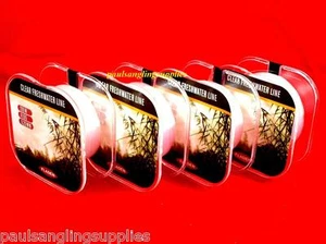 4 x 200m Spools CLEAR Fishing Line 3lb 4lb 5lb 6lb Freshwater for Reel  - Picture 1 of 1