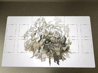 WVICM Duel Playmat White Goddess Fallen of Albaz TCG CCG Trading Card Game Mat - Image 1 of 4