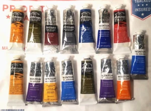 Windsor & Newton Oil Colour And Water Mixable 15 Tube Lot - Picture 1 of 5