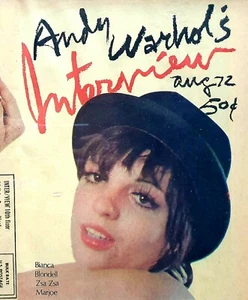 ANDY*WARHOL*1972*INTERVIEW*LIZA*MINELLI*MAGAZINE*POP*ART*MUSEE*RARE*COLLECTOR - Foto 1 di 5