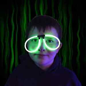 10x Glow Stick Glasses - Glow In The Dark Eye Wear Neon Parties