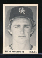 1975 TCMA Quad-City Angels Rance Steve Mulliniks #10 XRC super eye appeal