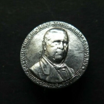古董纯银广告 WINCHESTER GUN CO FOUNDER Whitehead & HOAG  — 第 1/4 张图片