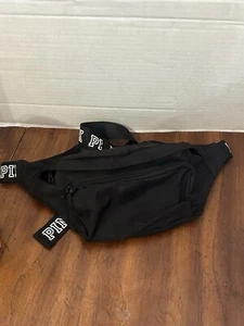 Victoria's Secret PINK Bauchtasche Gürteltasche Sport schwarz Spell out S - xxl j203 - Bild 1 von 2
