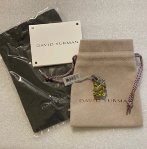 David Yurman Moonlight Cable Wrap Enhancer - 20 X 15mm Faceted Stone - Diamonds - Picture 1 of 17