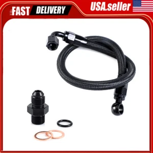 Braided Fuel Line For Honda-Acura B/D Series D15 D16 B16B,B16A,B18C,D16 New A++ - Picture 1 of 12