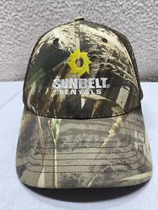 Sunbelt Rentals Camouflage Mesh Trucker Hat Baseball Cap Lid - Picture 1 of 8