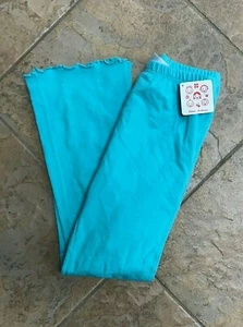 Hanna Andersson Vintage NWT 150 Girls 12 Turquoise blue stretch pants - Picture 1 of 1