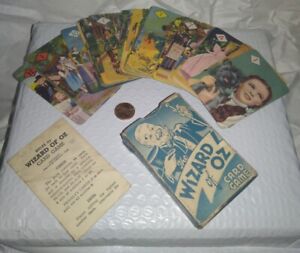 RARE 1940 Wizard of Oz Card Game JUDY GARLAND Castell Pepys 44 CARDS/BOX/BOOKLET