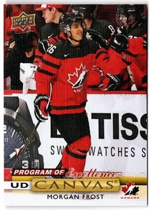 2019-20 Upper Deck Program Of Excellence UD Canvas MORGAN FROST #C262 POE SP RC - Picture 1 of 1