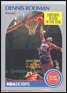 1990 Hoops #109 Dennis Rodman - Picture 1 of 2